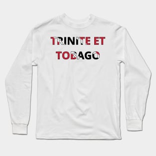 Drapeau Trinité-et-Tobago Long Sleeve T-Shirt